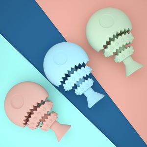 New TPR Pet Biting Toys Bite Resistant Dog Toothbrush Tooth Cleaning Molar Stick Dog Toys Pet Missing Food Toys