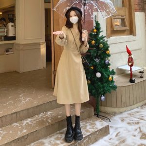 Elegant Tea Dress with Coat for Women,Romantic Style, Unique Long Dress