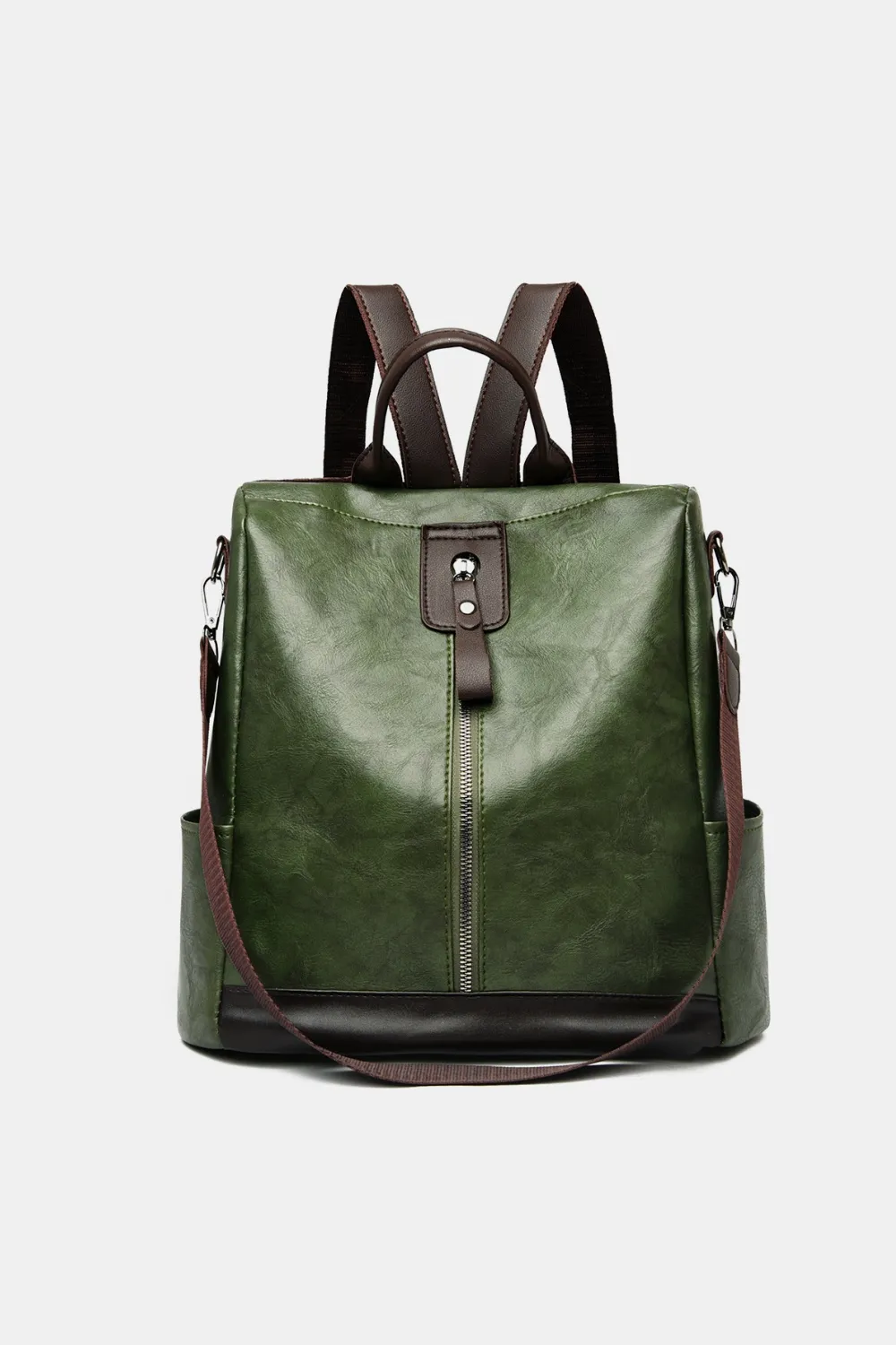 Men's leather backpack - Image 8