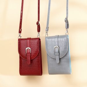 Women's new crossbody bag, small square bag, waist belt buckle shoulder bag