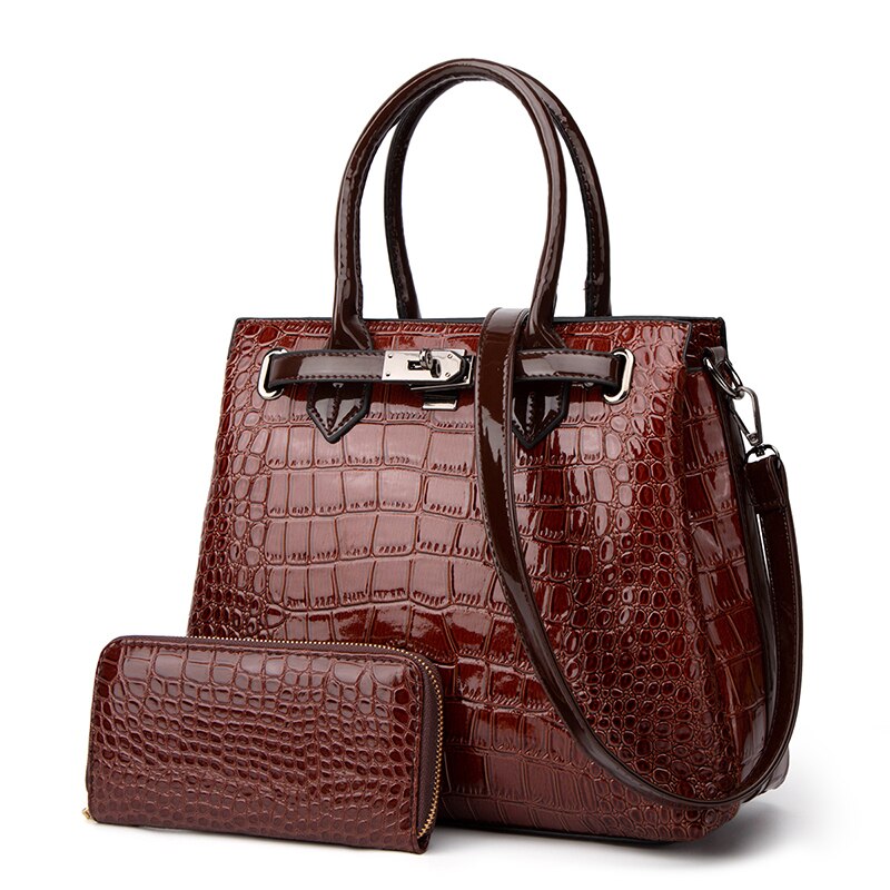 Fashion New Crocodile Pattern Women's Bag Handbag - Image 8