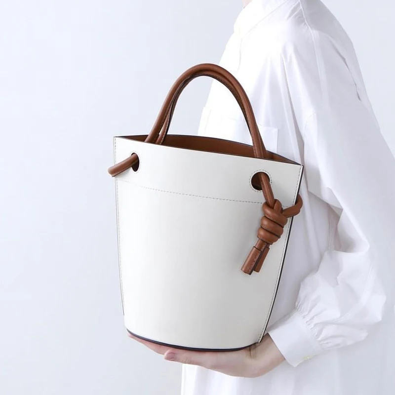 Ladies' handbag luxury designer bucket bag - Image 3