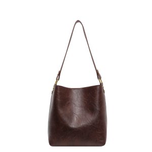 Versatile tote bag women's shoulder bag women's large capacity commuting bucket bag