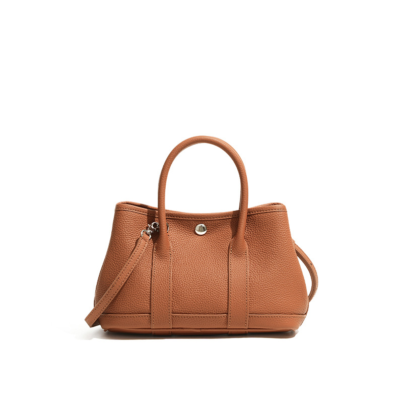 Leather crossbody women's bag hand-held mini garden bag - Image 9