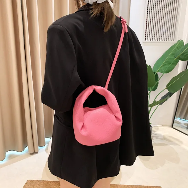 Simple Mini Soft Leather Tote Bags Women - Image 3