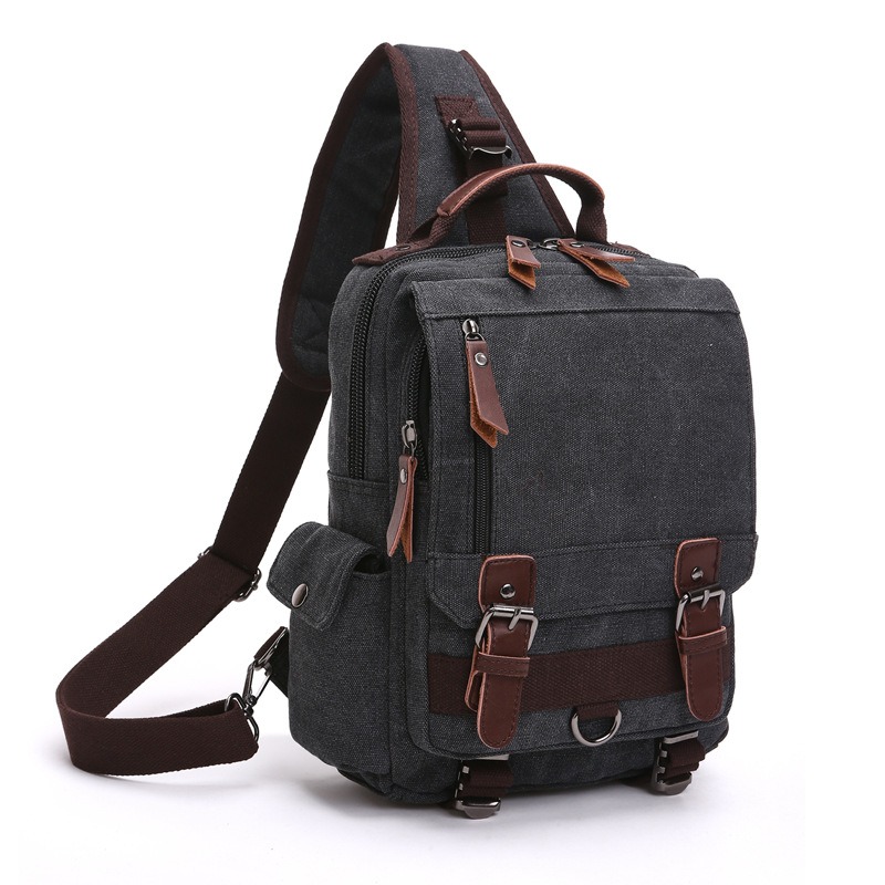 Men's travel backpack, student school bag - Image 4
