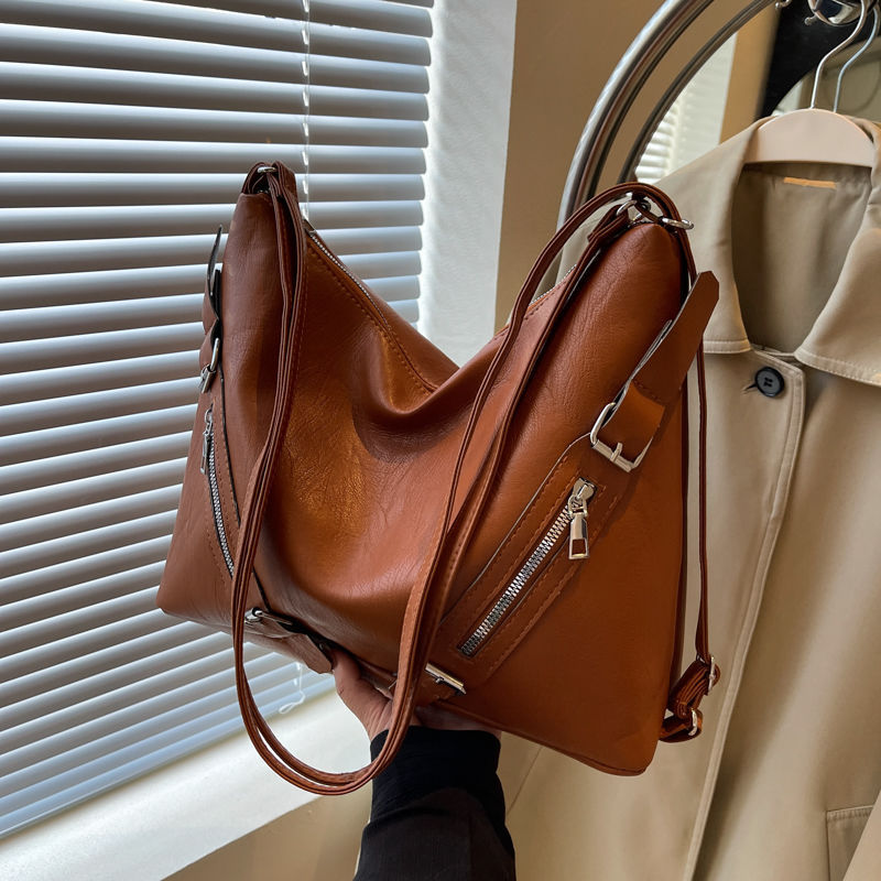 Fashionable large-capacity shoulder bag commuting tote bag with a sense of high-end style - Image 2