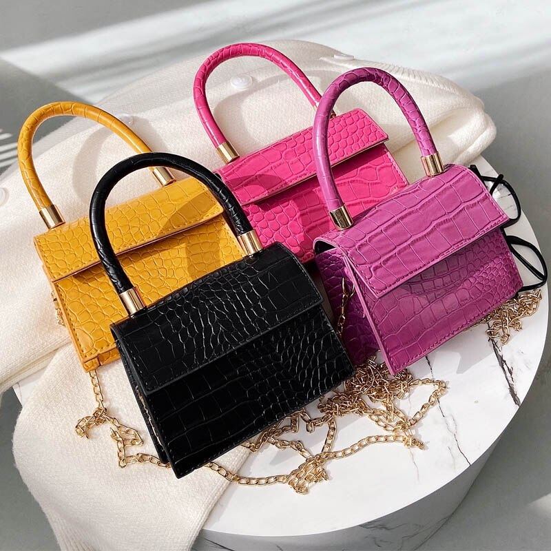 Ladies' bag, ladies' mini shoulder wallet and handbag, leather crossbody bag - Image 5