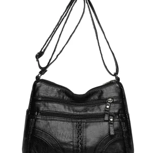 Leather Adjustable Strap Shoulder Bag