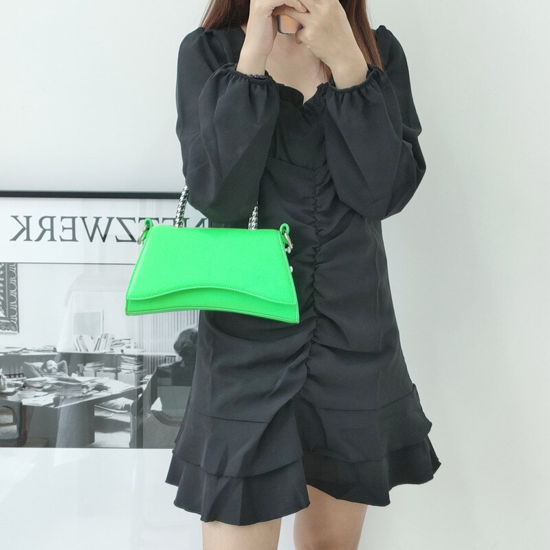 Elegant women's square handbag, fashionable new style, high-quality leather for women - Image 5