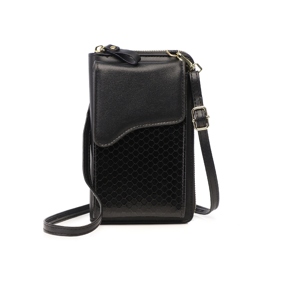 High Quality Niche Bag Women's New Wallet Trendy Snake Pattern One-Shoulder Messenger Bag Ins Mobile Phone Bag - Image 3