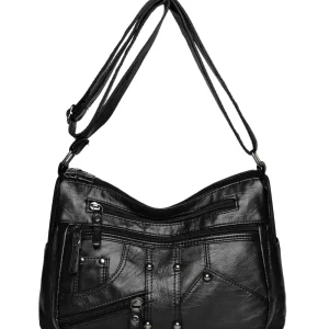 Leather Adjustable Strap Shoulder Bag