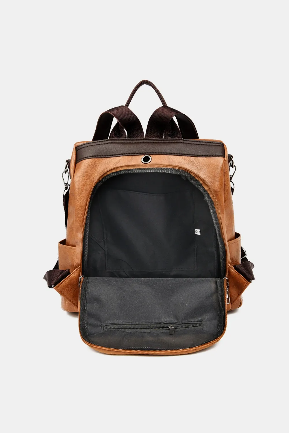 Men's leather backpack - Image 4