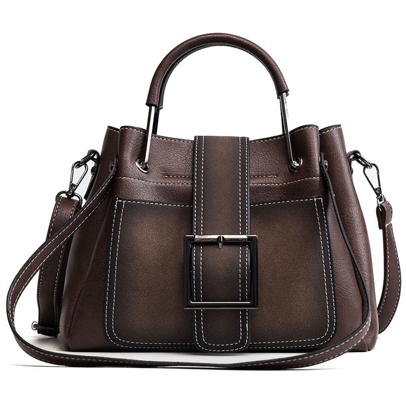 New leather large capacity women's handbag - Image 4