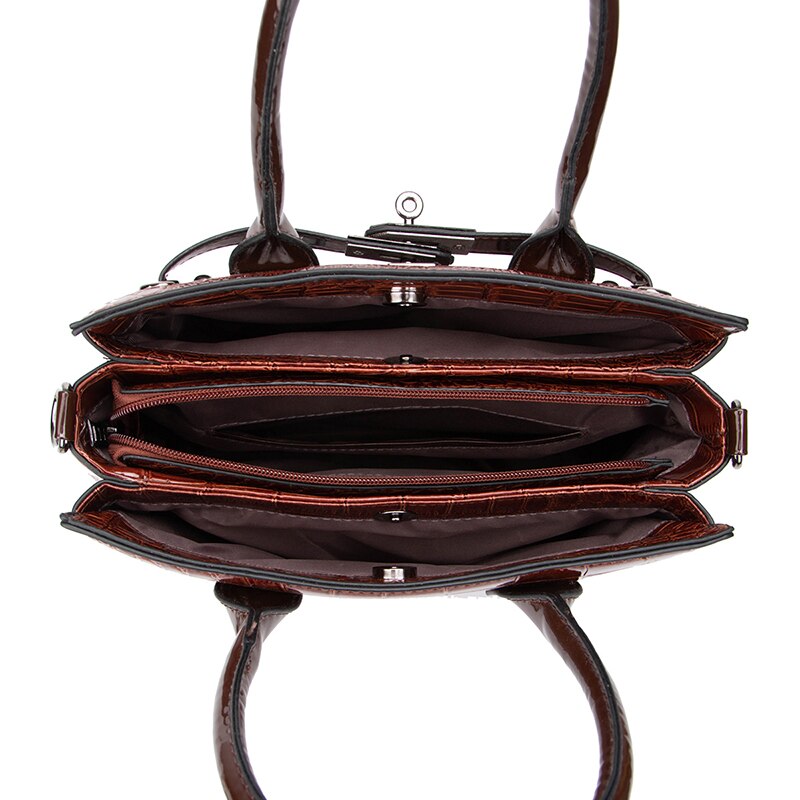 Fashion New Crocodile Pattern Women's Bag Handbag - Image 5