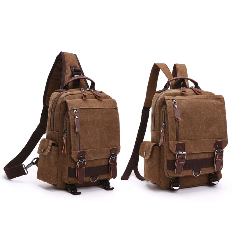 Men's travel backpack, student school bag - Image 17