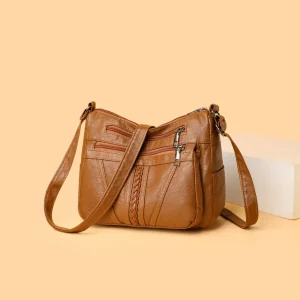 Ladies' adjustable shoulder strap shoulder bag