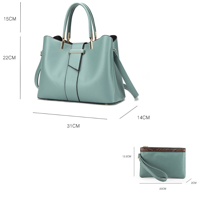 Fashion women's leather crossbody bag - Image 2