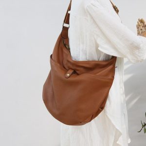 Genuine Leather Bags New Ladies Bags European and American Fashion Large Capacity Shoulder Casual Bags Messenger Bags
