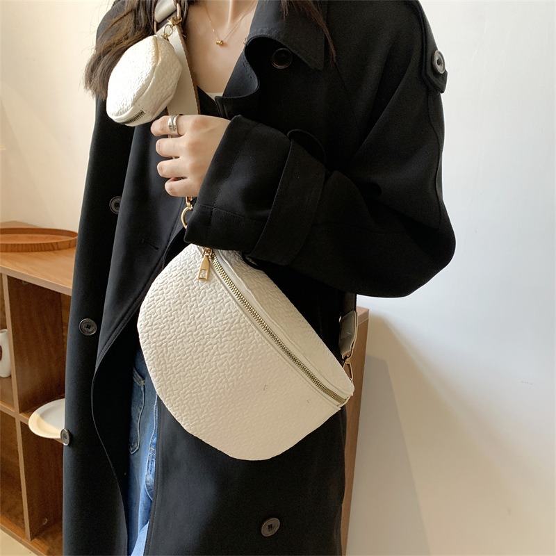 Minimalist chest bag for women's crossbody single shoulder diagonal cross waist bag - Image 7