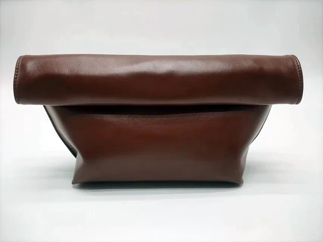 Large capacity women's handbag new trend simple rolled edge envelope bag fashionable temperament hand-held bag for women - Image 7