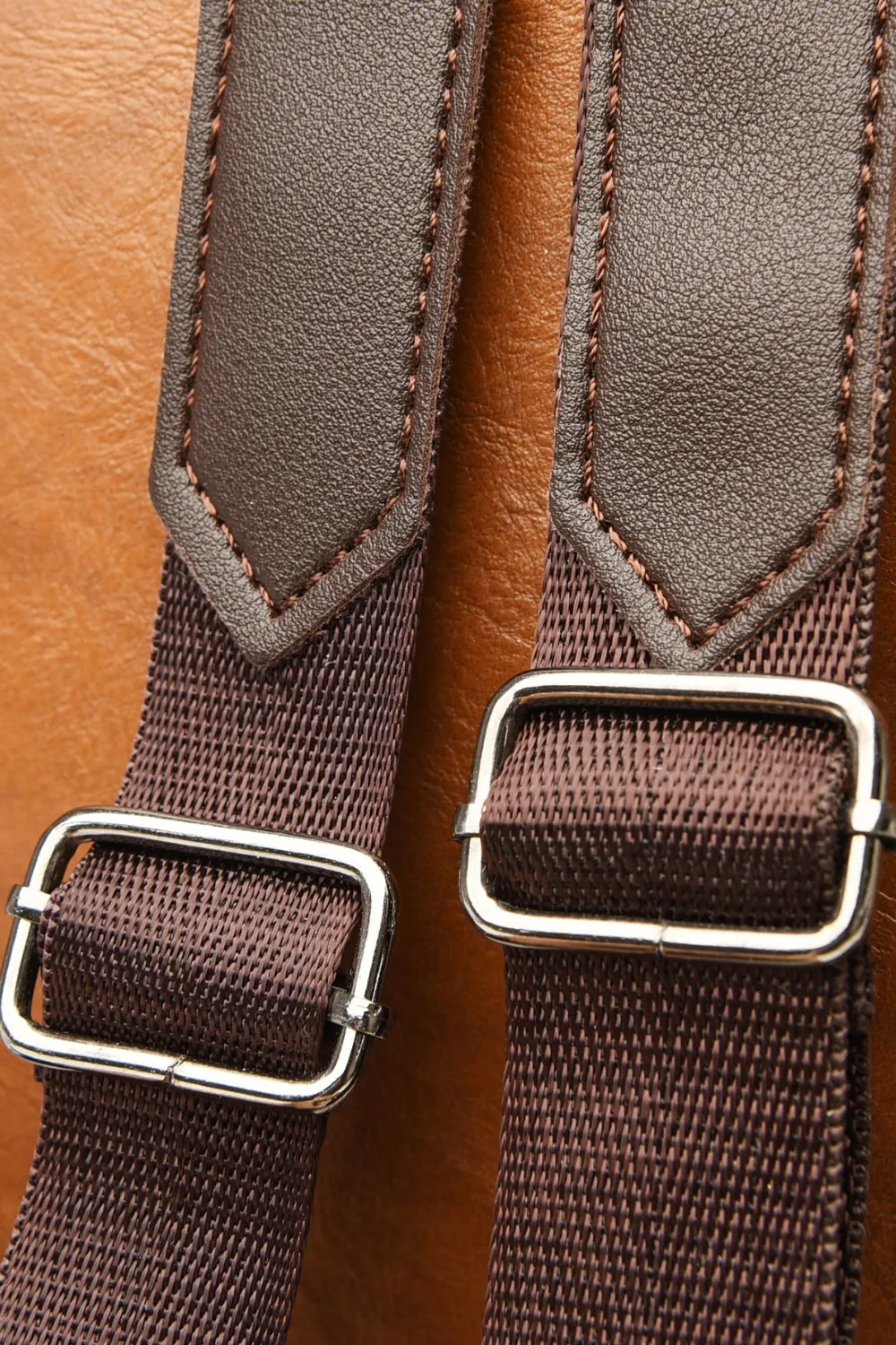 Men's leather backpack - Image 7