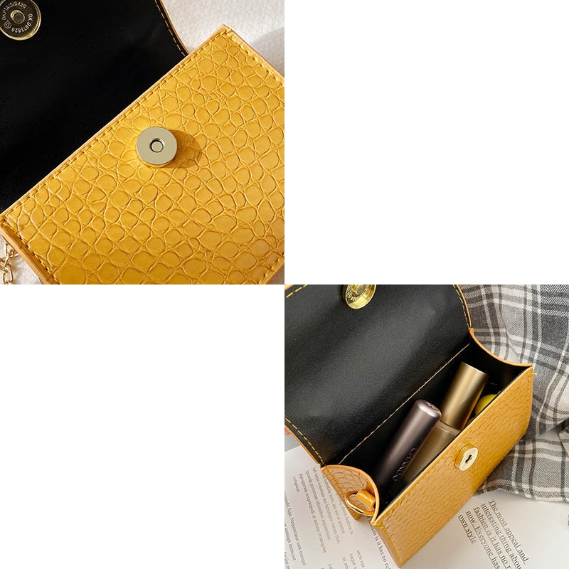 Ladies' bag, ladies' mini shoulder wallet and handbag, leather crossbody bag - Image 4