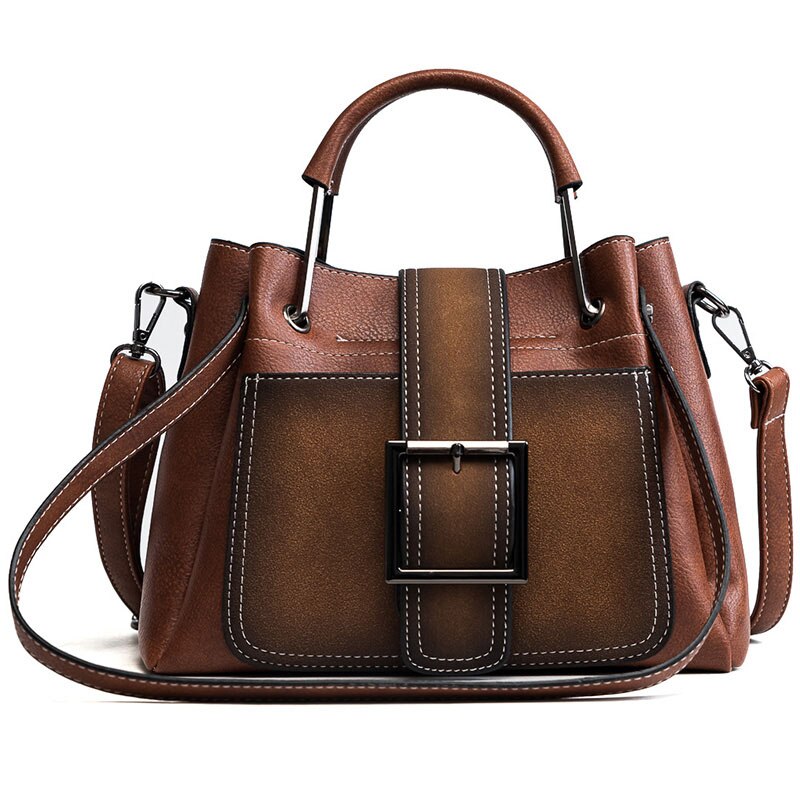 New leather large capacity women's handbag - Image 5