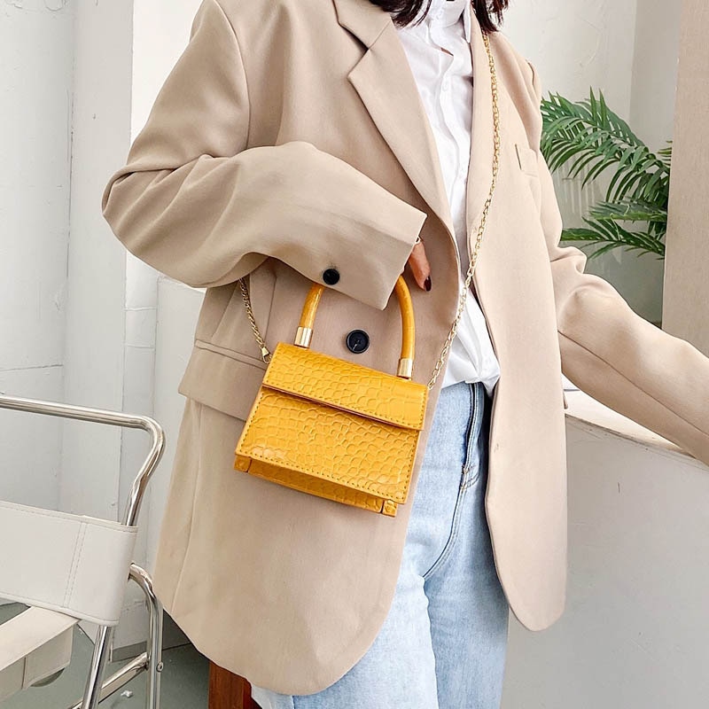 Ladies' bag, ladies' mini shoulder wallet and handbag, leather crossbody bag - Image 2