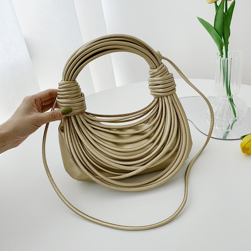 Fashionable luxury design women's bundled evening handbag - Image 3