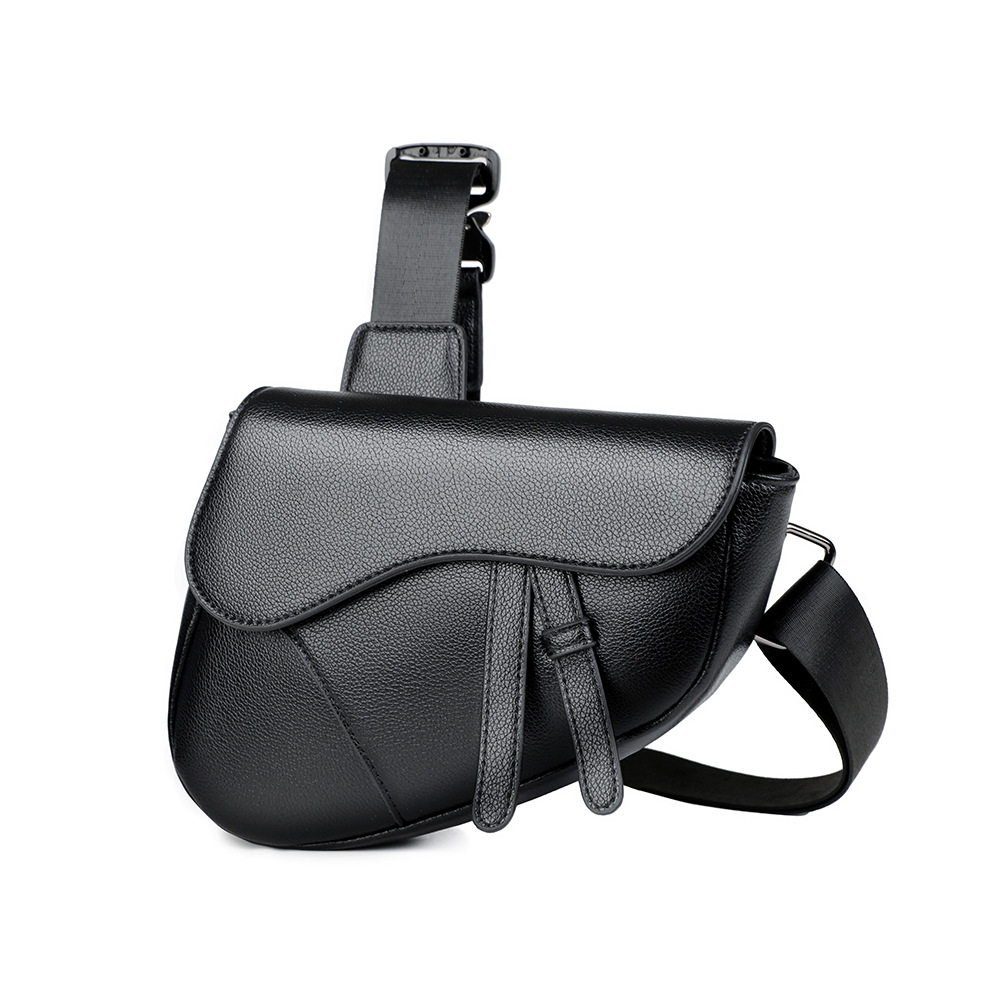 Shoulder bag saddle bag zipper diagonal cross bag men's bag - Image 6
