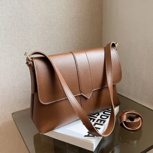 Flap Crossbody Bag Trend Fashion Women Leather Designer Handbags and Purses Small Shoulder Side Bags