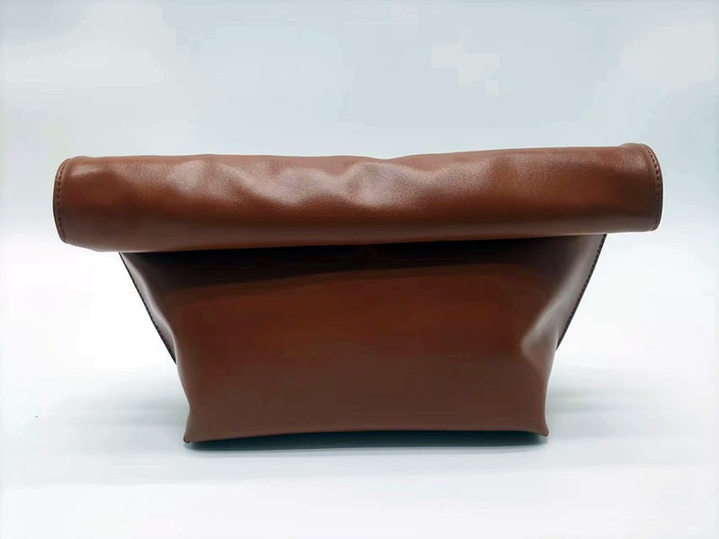 Large capacity women's handbag simple rolled edge envelope bag grab bag for women - Image 3