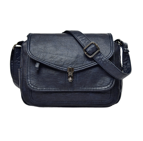 Soft leather fashionable retro single shoulder crossbody bag