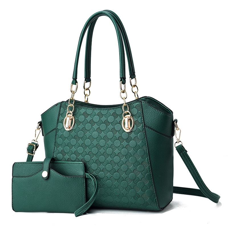 Fashion leather large capacity handbag for women