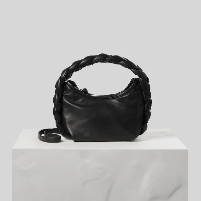 Fashionable women's plaid bag, high-quality leather handbag - Image 4