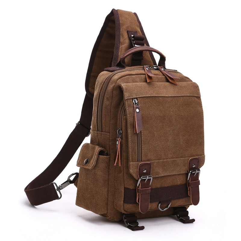 Men's travel backpack, student school bag - Image 11