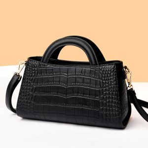 Women's embossed bag, shoulder bag, crossbody bag, large capacity handbag