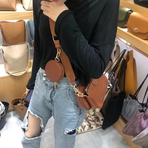 Fashion solid color shoulder crossbody bag - Image 7