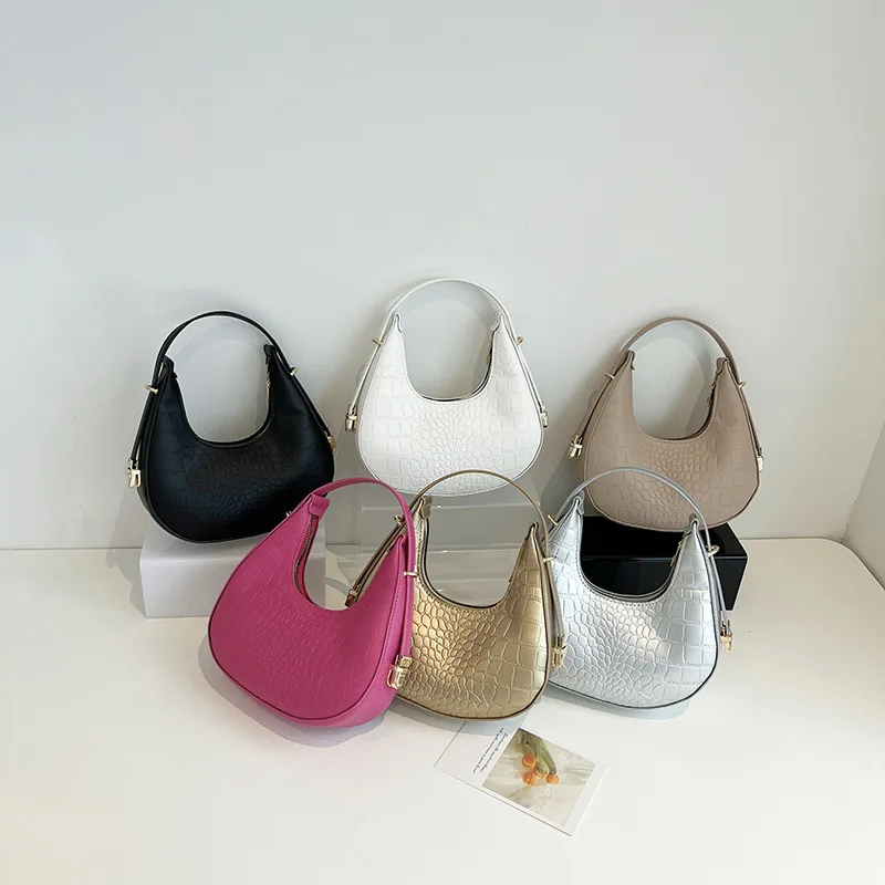 Women's shoulder bag, small handle, armpit bag, women's handbag - Image 5