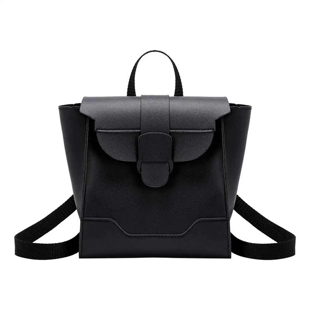 Women's lightweight backpack, women's fashionable soft leather backpack - Image 5