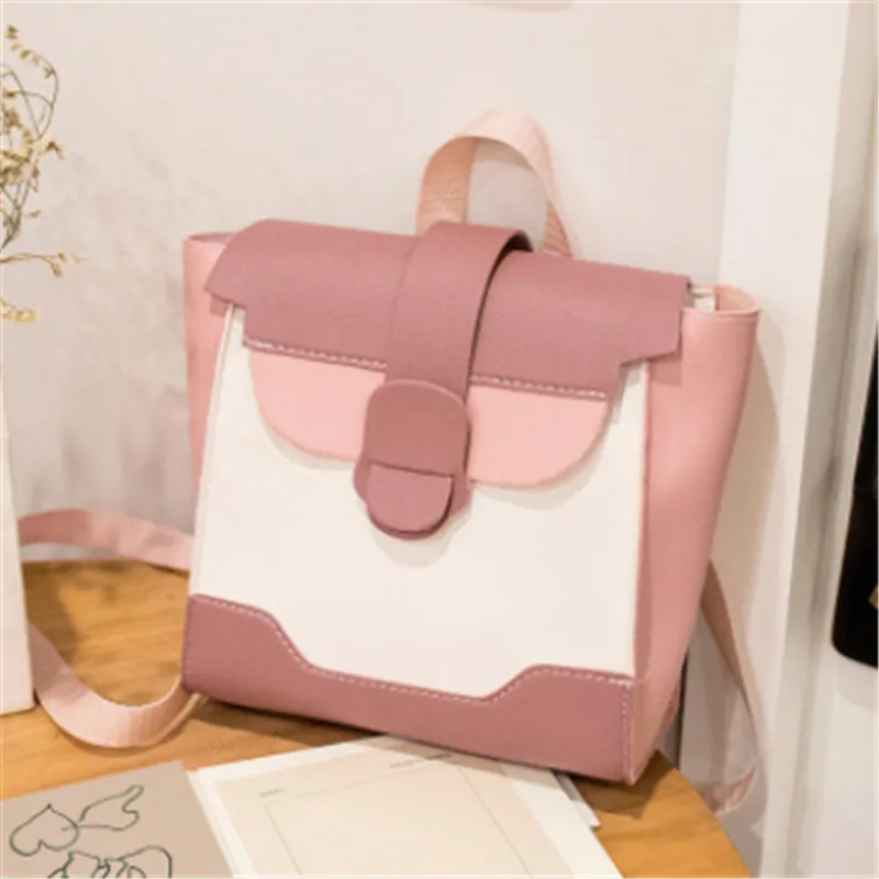 Women's lightweight backpack, women's fashionable soft leather backpack - Image 3