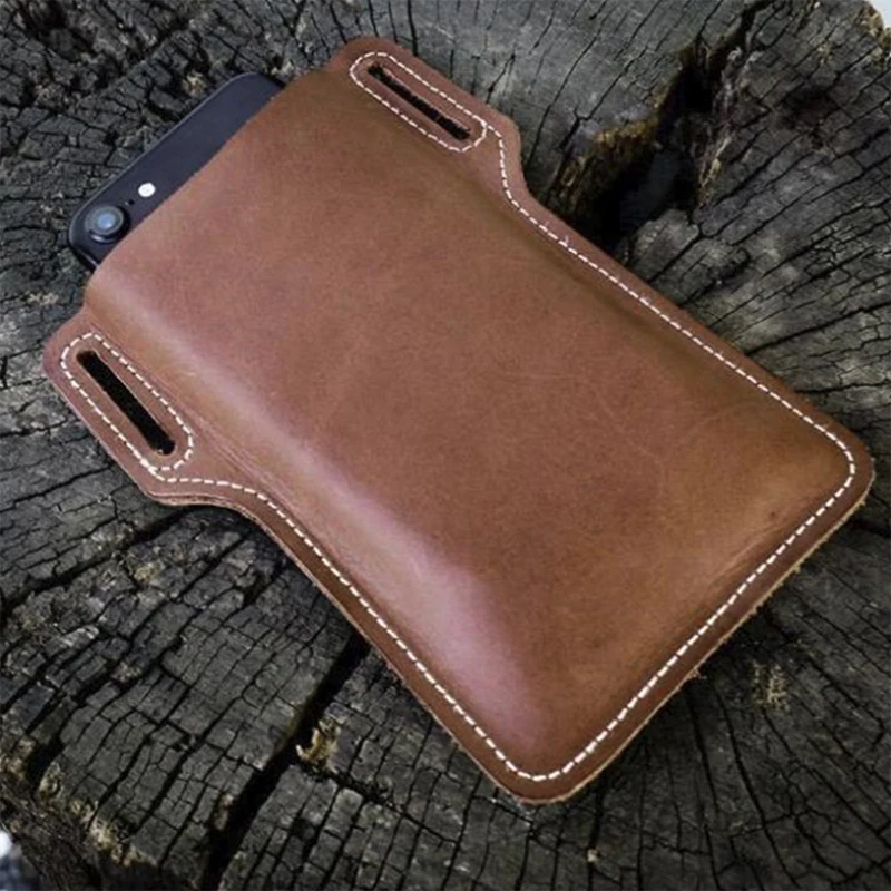 Ladies' waist belt clip leather case leather case shell accessories mini bag - Image 2