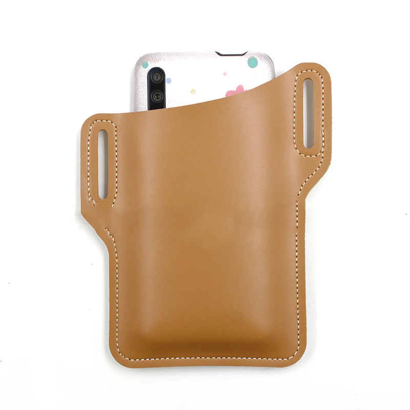 Ladies' waist belt clip leather case leather case shell accessories mini bag - Image 11