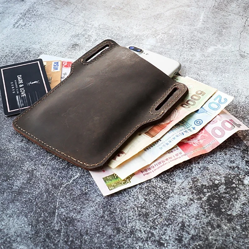 Ladies' waist belt clip leather case leather case shell accessories mini bag - Image 6